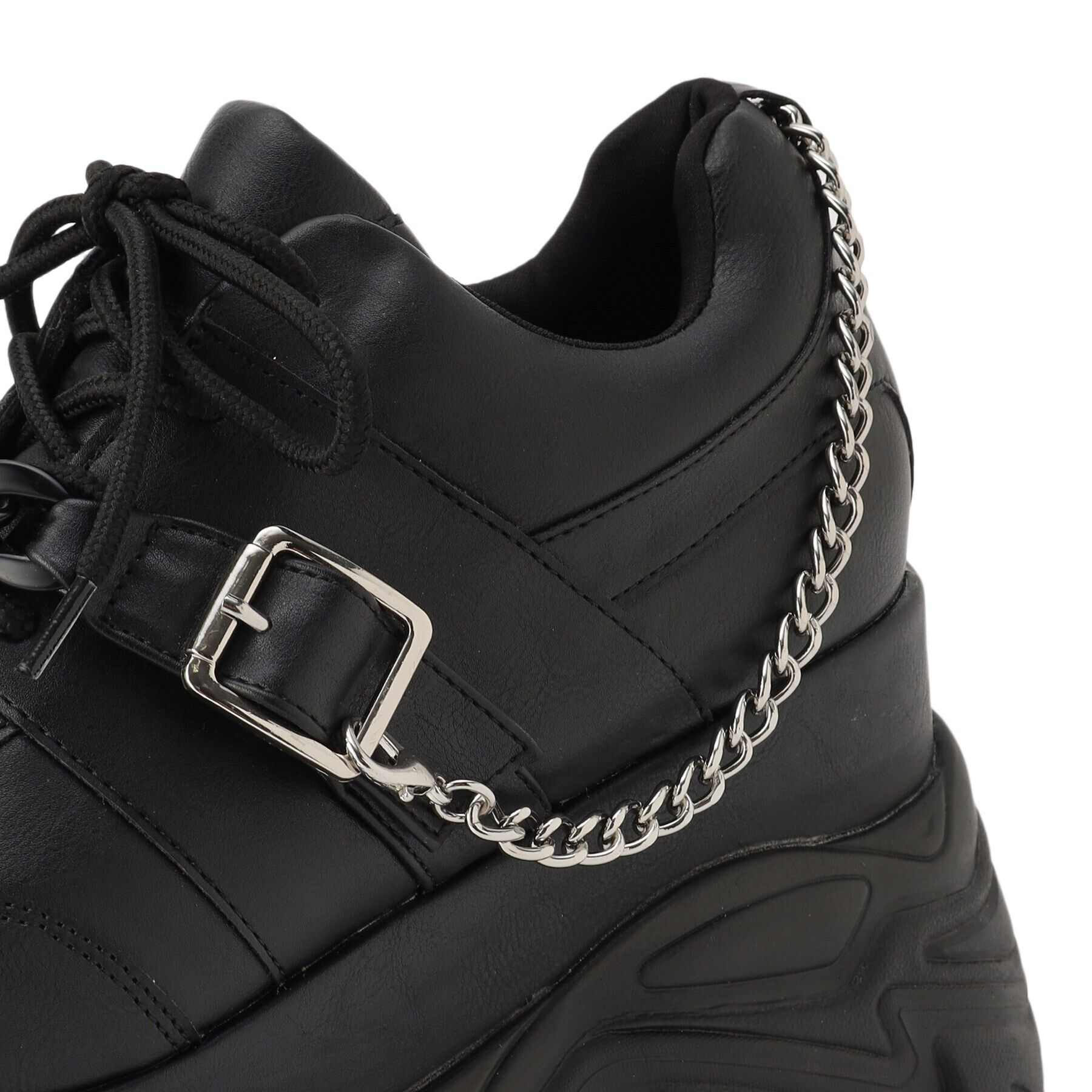 csT&P「チェーン取り外し可能厚底スニーカー」|スニーカー|