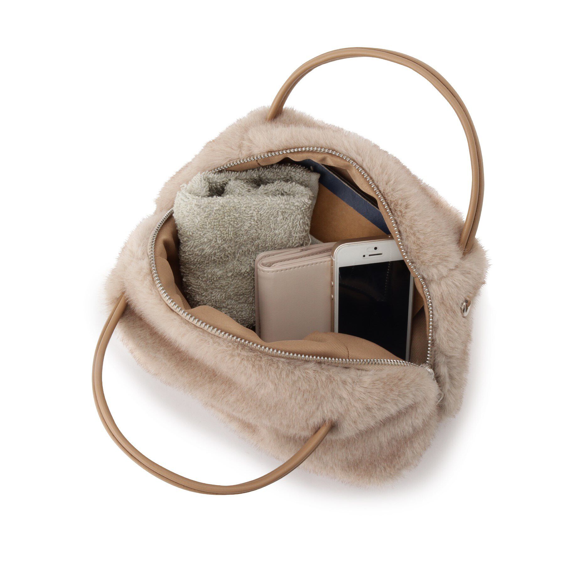 ESPERANZA「エコファーボストンバック」|ハンドバッグ|