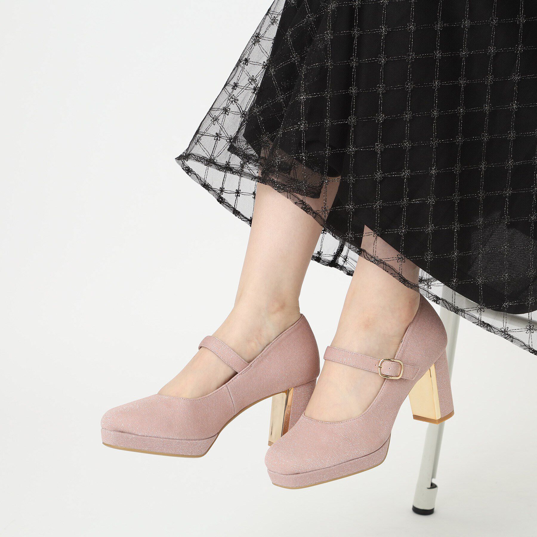 ESPERANZA「甲ストラップパンプス」|パンプス|