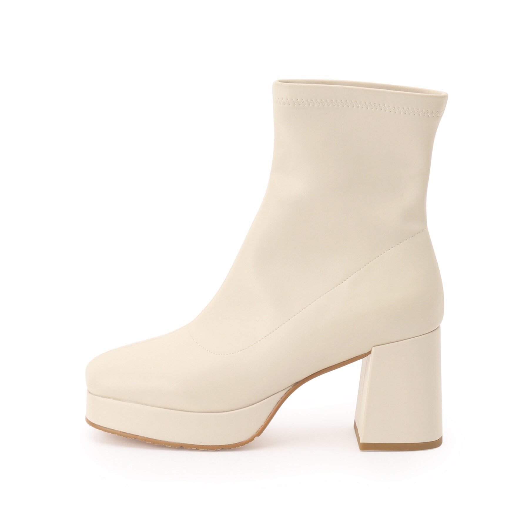 ESPERANZA「スクエアストレッチショートブーツ」|ショートブーツ|