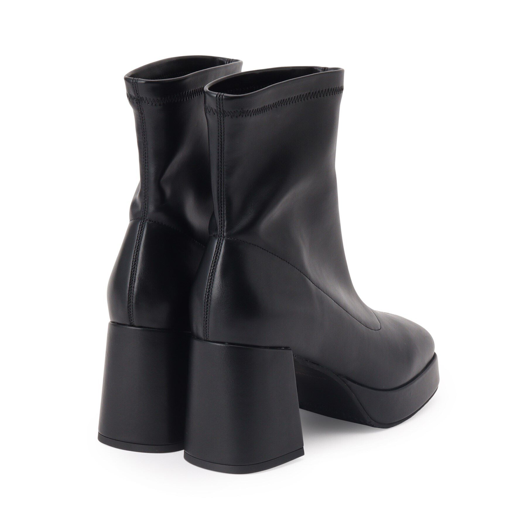 ESPERANZA「スクエアストレッチショートブーツ」|ショートブーツ|