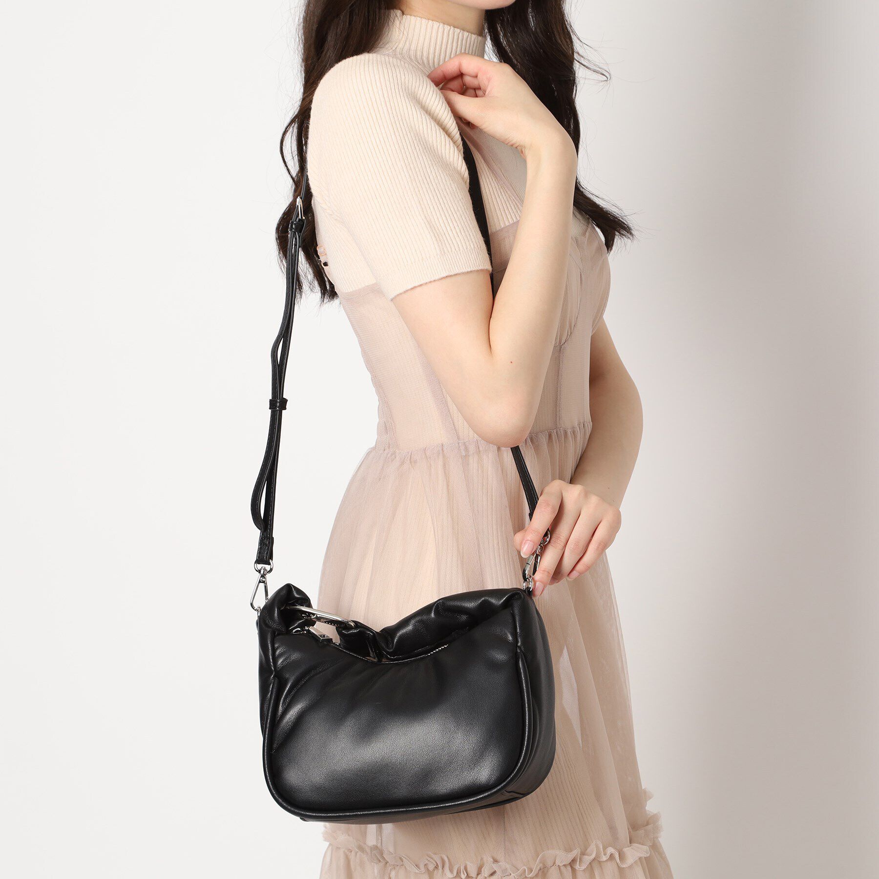 ESPERANZA「メタルアクセントパフィミニショルダー」|ショルダー・メッセンジャー|