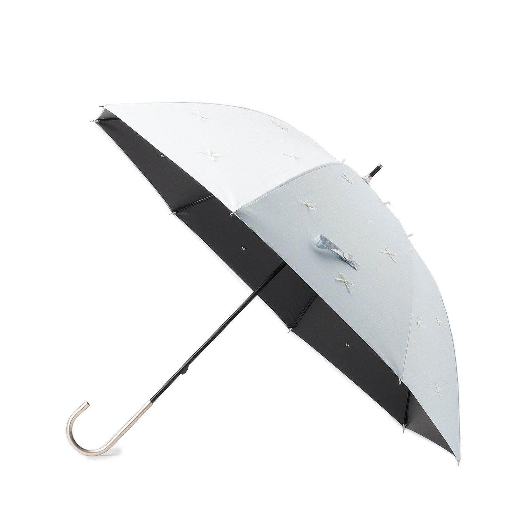 Ober Tashe「プティリボン長傘／日傘／晴雨兼用」|傘|ブルー(391)