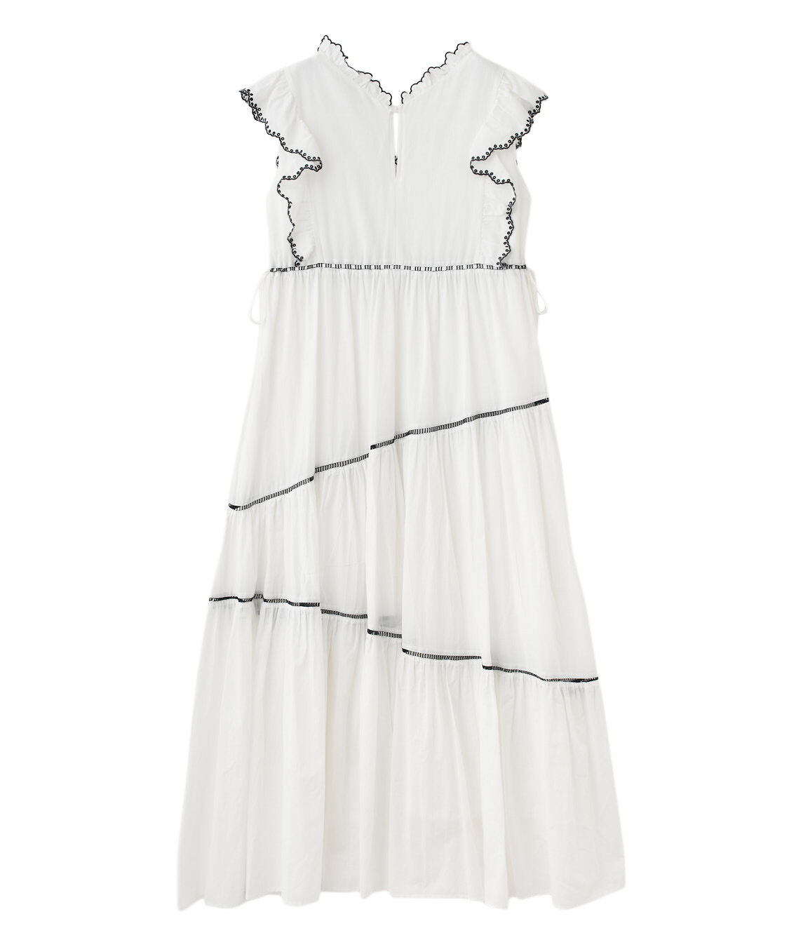 COCO DEAL「エンブロイダリーフリルティアードワンピース」|ワンピース|