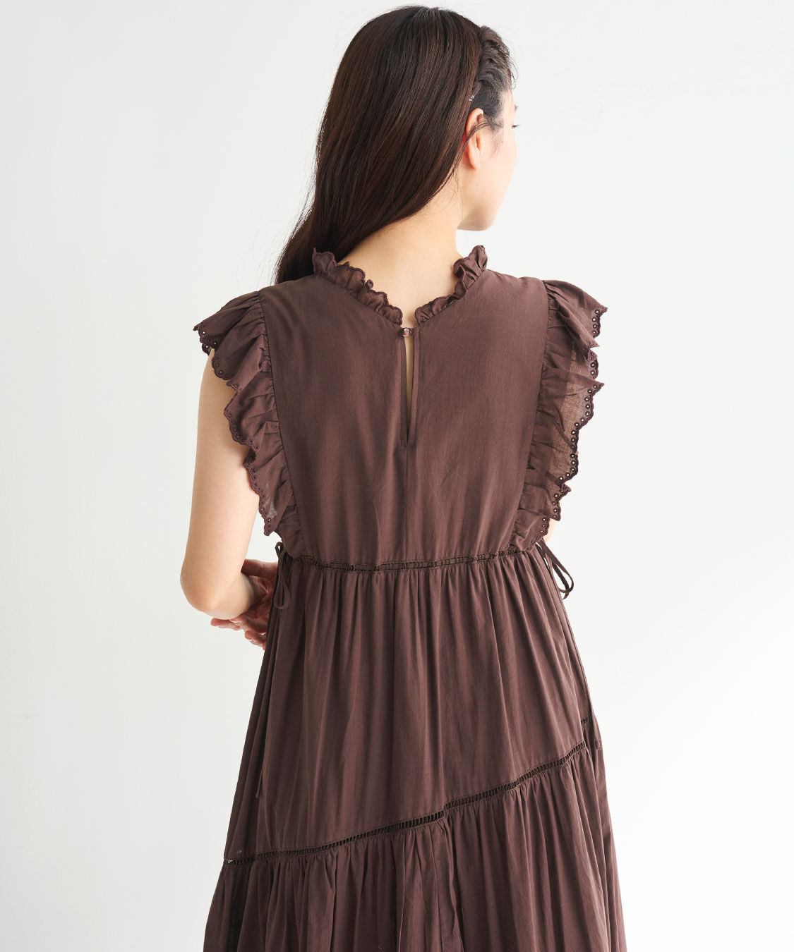 COCO DEAL「エンブロイダリーフリルティアードワンピース」|ワンピース|