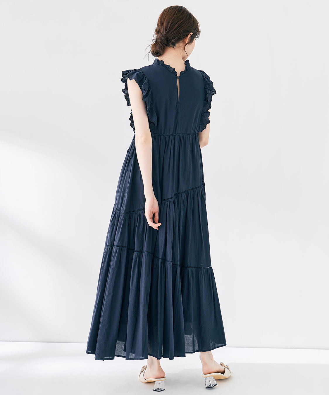 COCO DEAL「エンブロイダリーフリルティアードワンピース」|ワンピース|