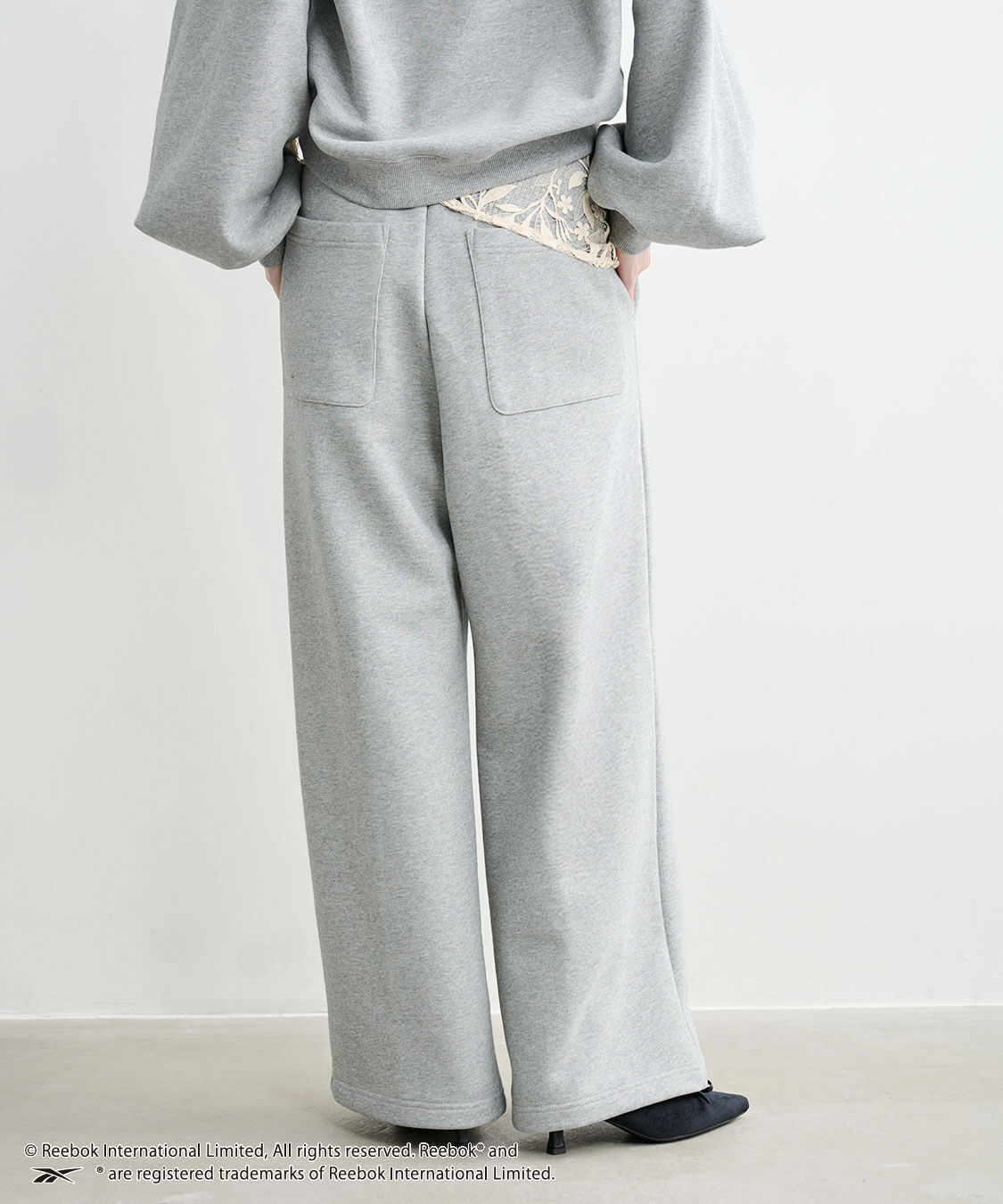 COCO DEAL「《COCO DEAL/Reebok》スウェットワイドパンツ」|その他|