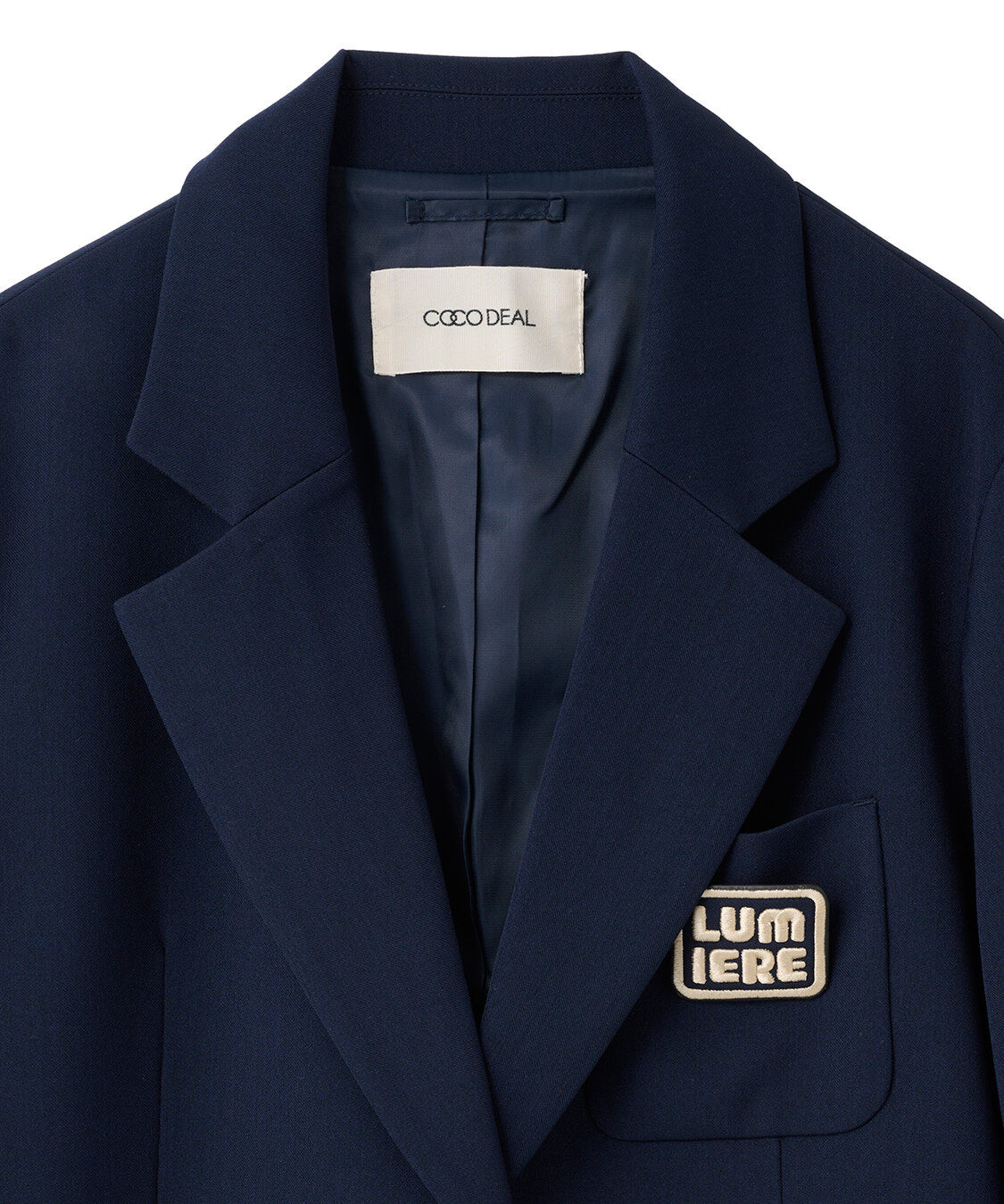 COCO DEAL「ワッペン付きテーラードジャケット」|テーラードジャケット|