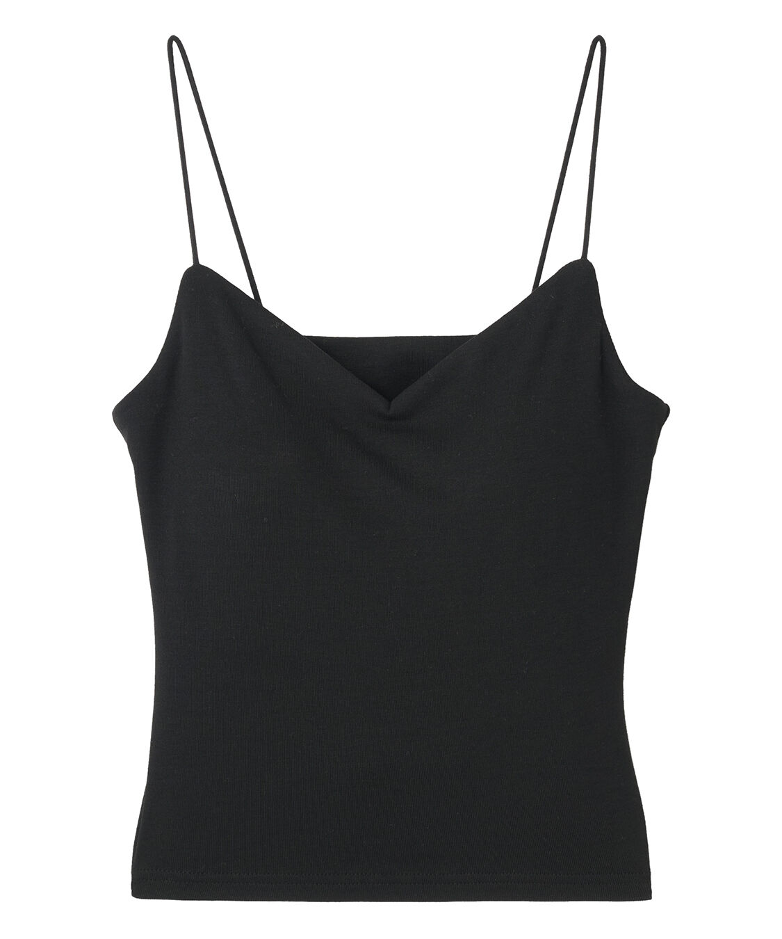 COCO DEAL「カップ付きVネックインナー」|キャミソール|ブラック