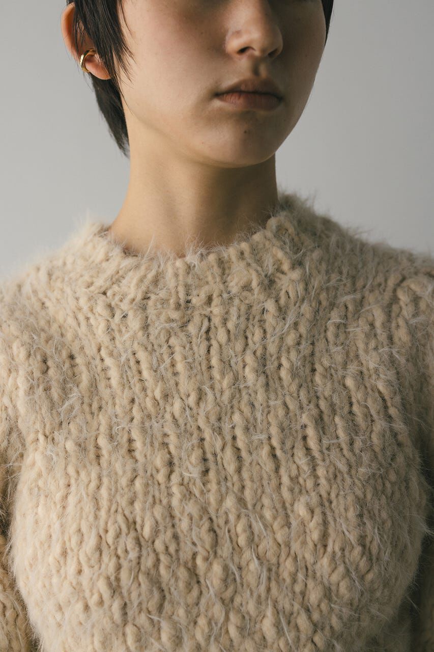 STYLEMIXER「パワショルスラブシャギーニット」|ニット・セーター|