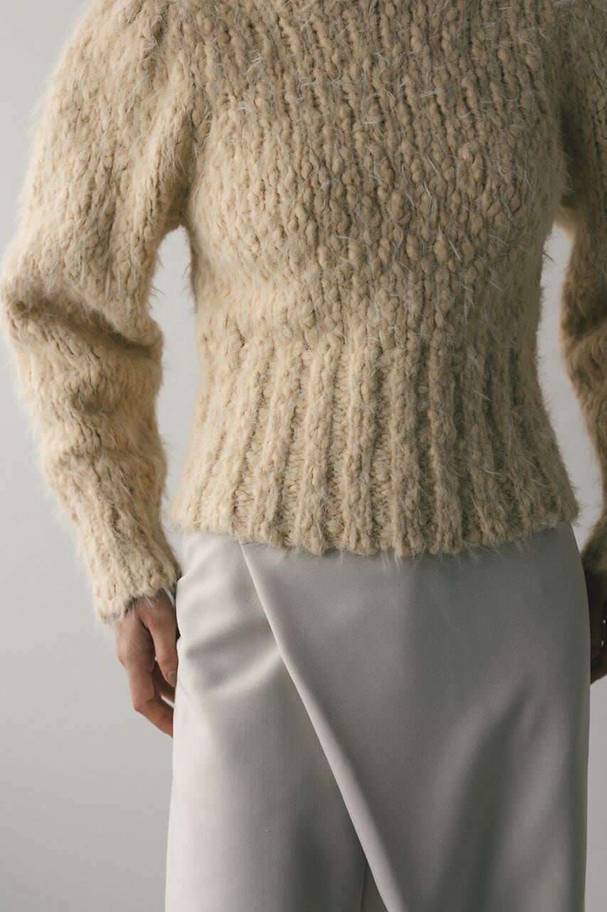 STYLEMIXER「パワショルスラブシャギーニット」|ニット・セーター|