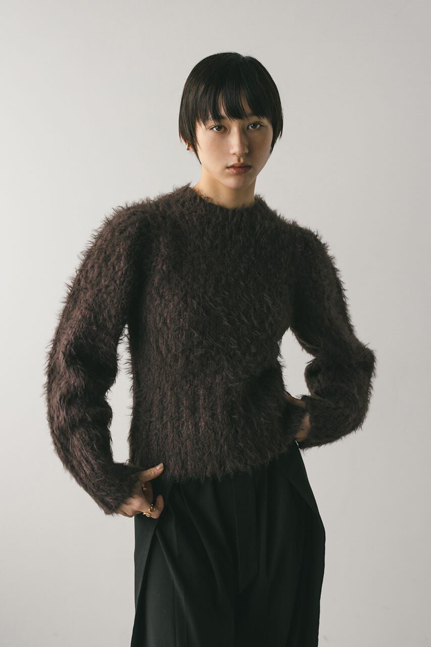 STYLEMIXER「パワショルスラブシャギーニット」|ニット・セーター|