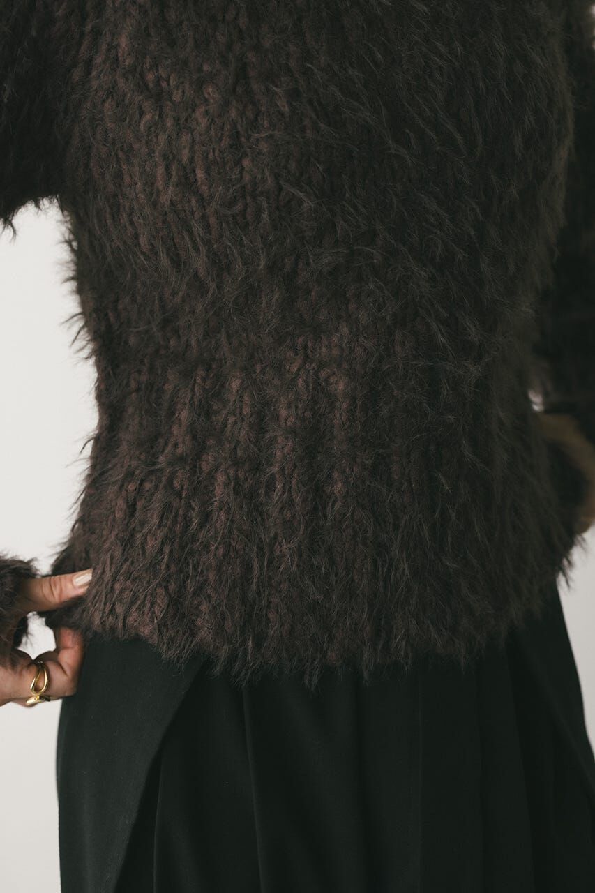 STYLEMIXER「パワショルスラブシャギーニット」|ニット・セーター|