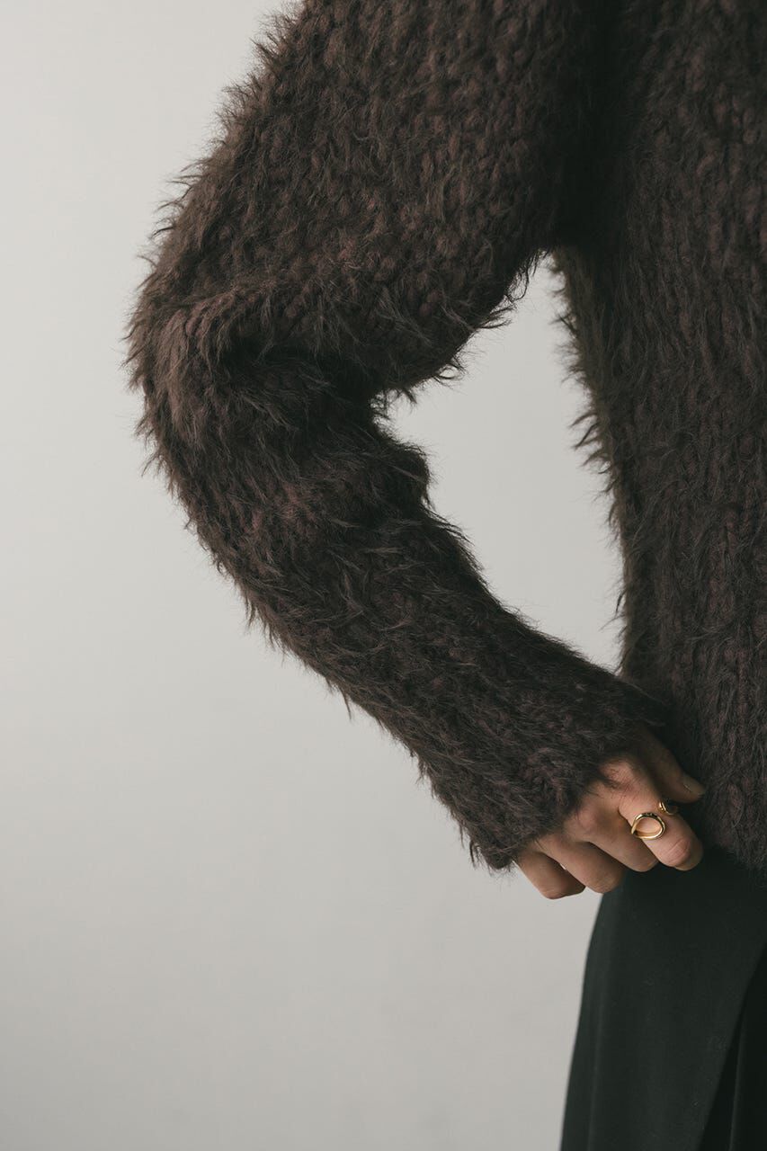 STYLEMIXER「パワショルスラブシャギーニット」|ニット・セーター|