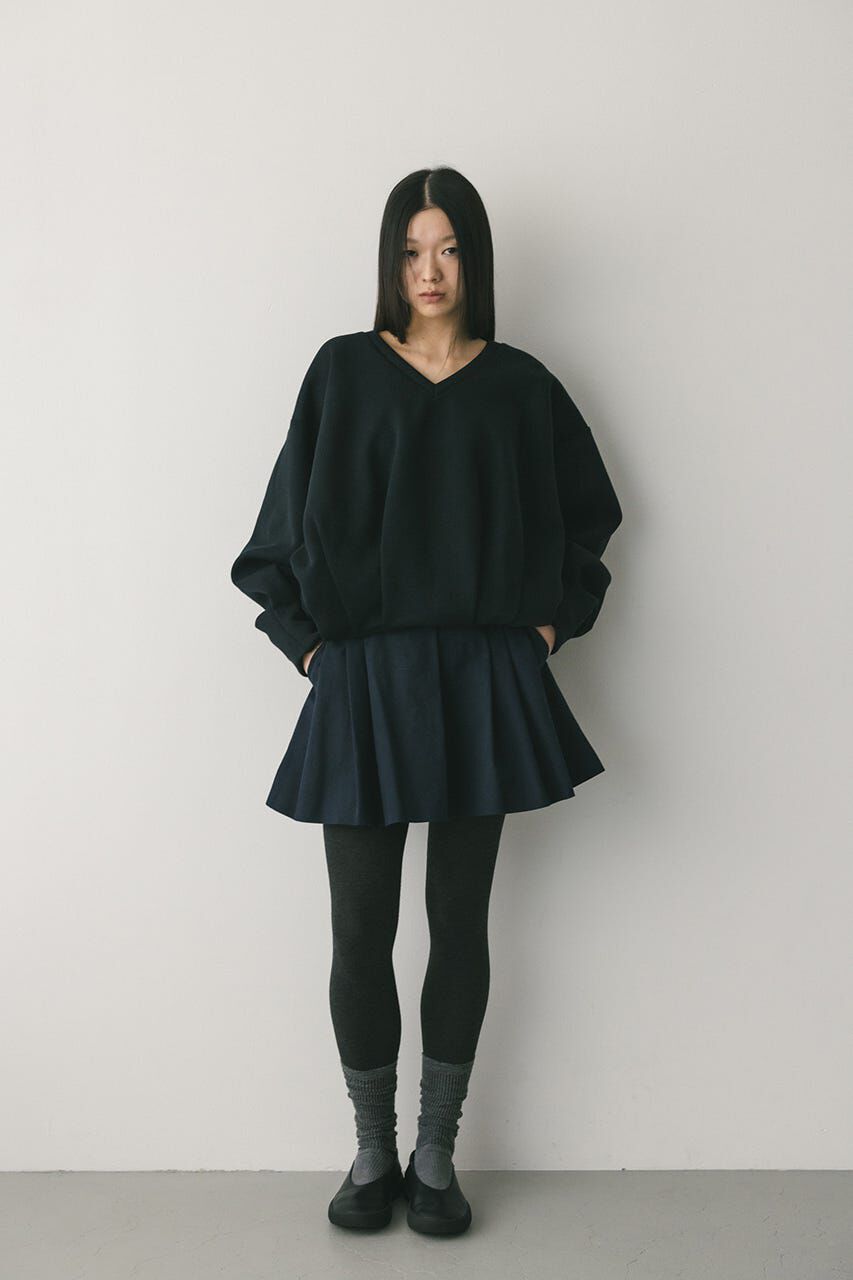 STYLEMIXER「Vネックフォルムダンボールトップ」|Tシャツ・カットソー|