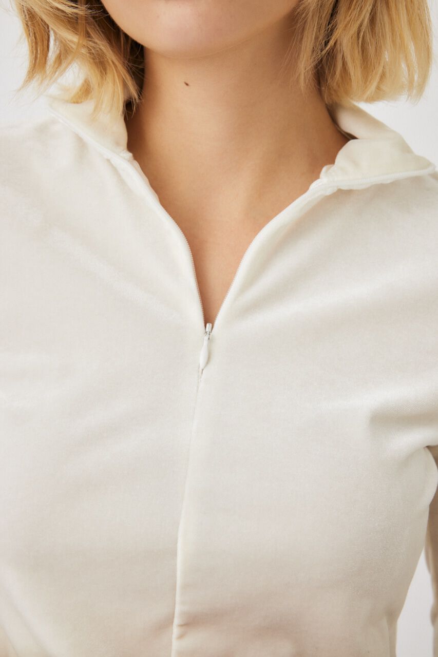 MOUSSY「HIGH NECK VELOUR トップス」|Tシャツ・カットソー|