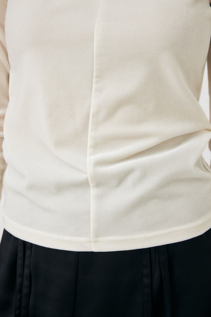 MOUSSY「HIGH NECK VELOUR トップス」|Tシャツ・カットソー|