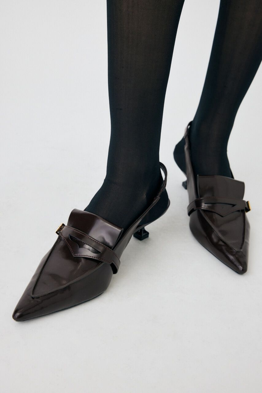 MOUSSY「POINTED LOAFER パンプス」|パンプス|BRN