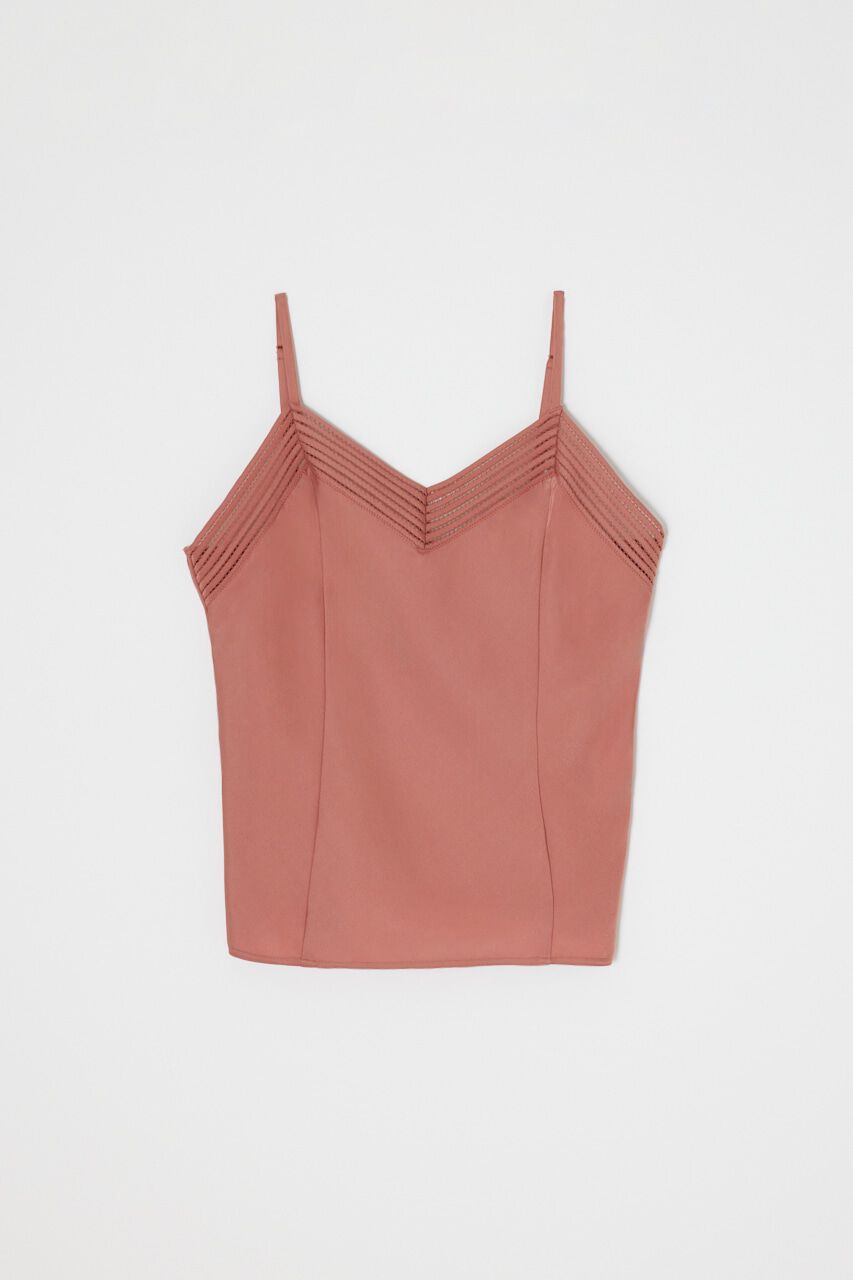 MOUSSY「サテンキャミソール　リサイクルポリエステル&times;レーヨン素材」|キャミソール|