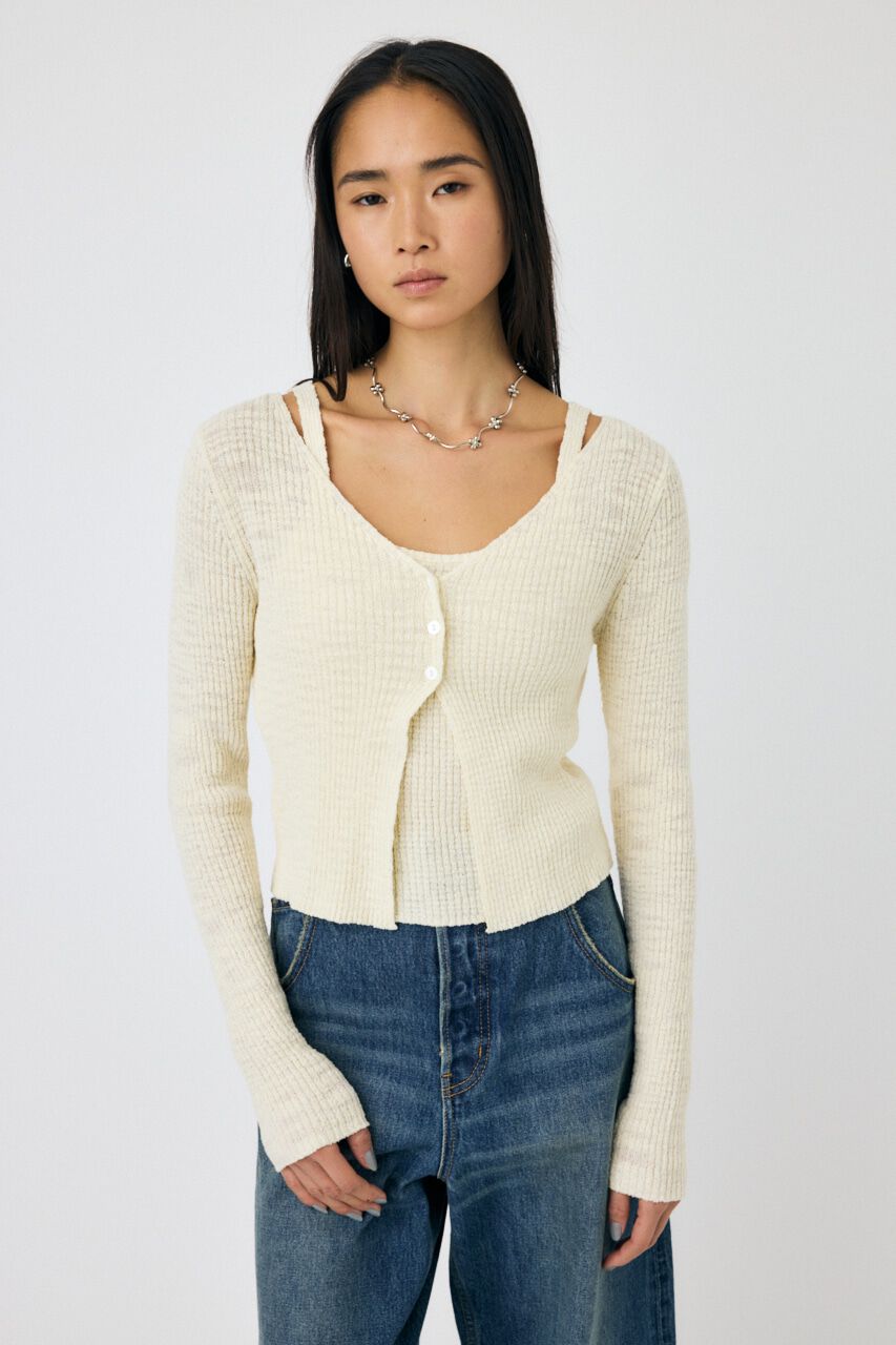 MOUSSY「SLUB KNIT アンサンブル」|ニット・セーター|