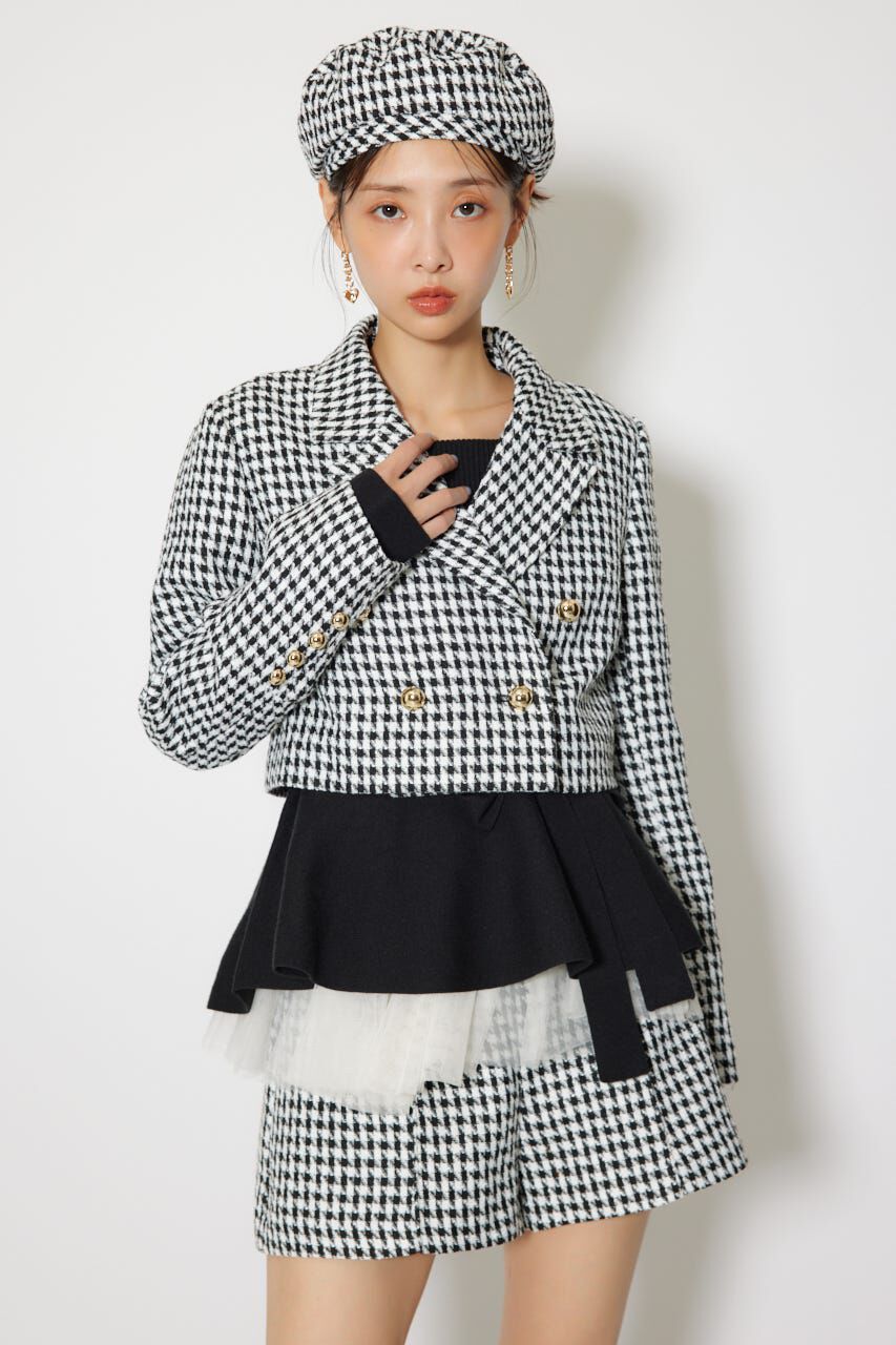 rienda「ツイードショートジャケット」|その他|