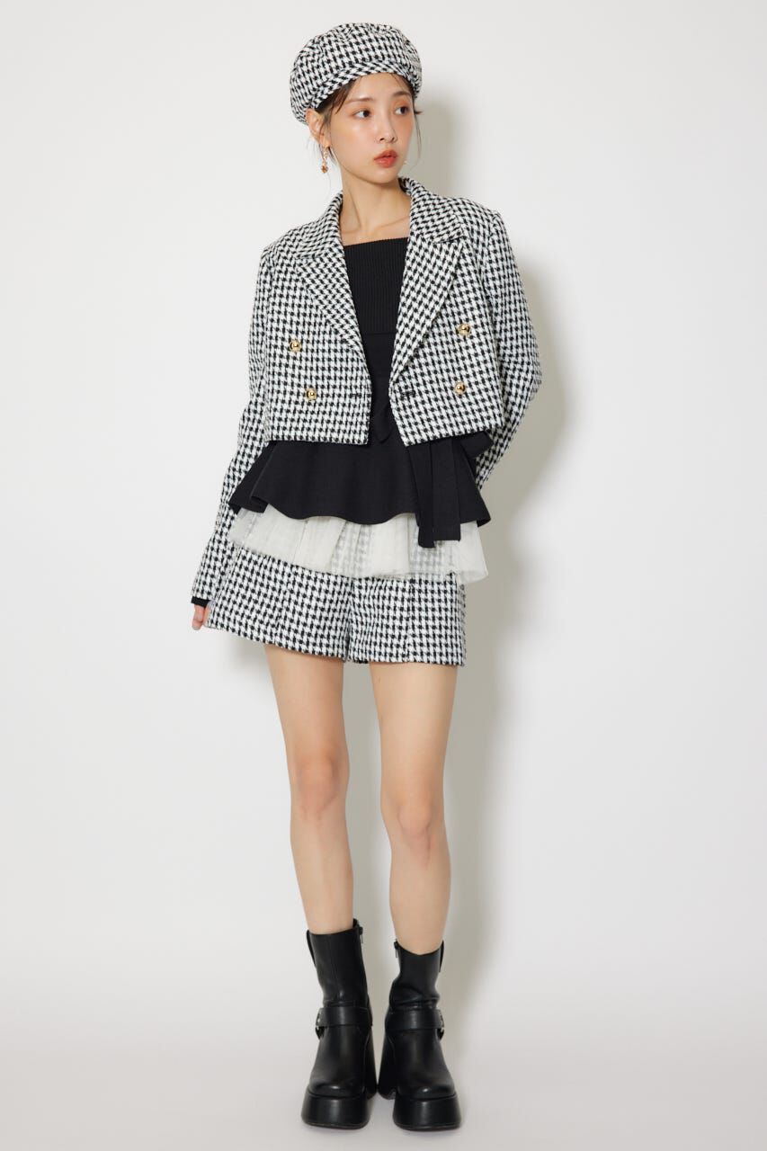 rienda「ツイードショートジャケット」|その他|