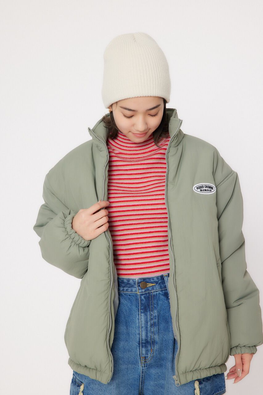 RODEO CROWNS「LOGOスタンドネックブルゾン」|ブルゾン・スタジャン|L/KHA1