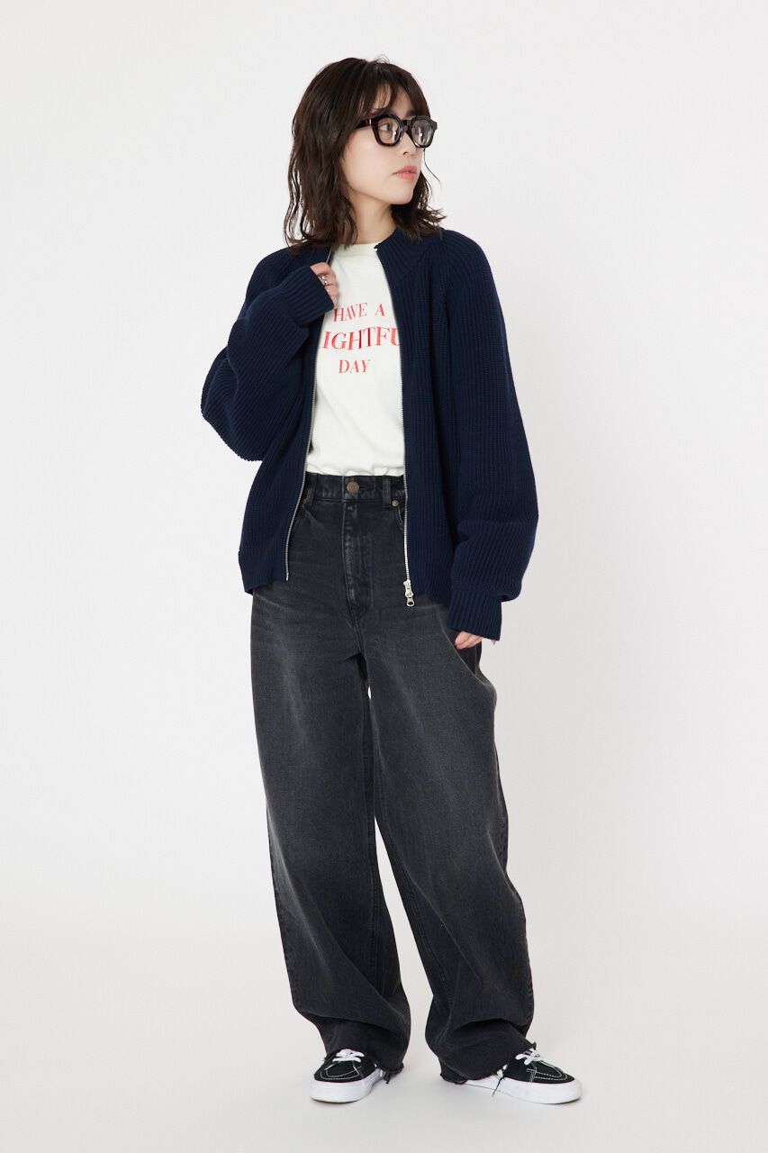 RODEO CROWNS「Wジップニットトップス」|カーディガン|