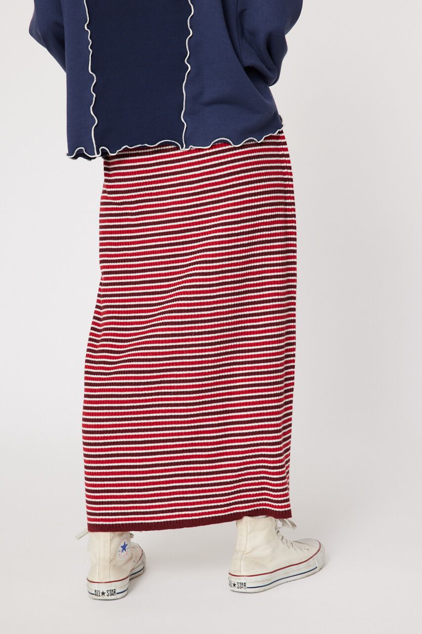 RODEO CROWNS「ボーダーリブニット スカート」|スカート|