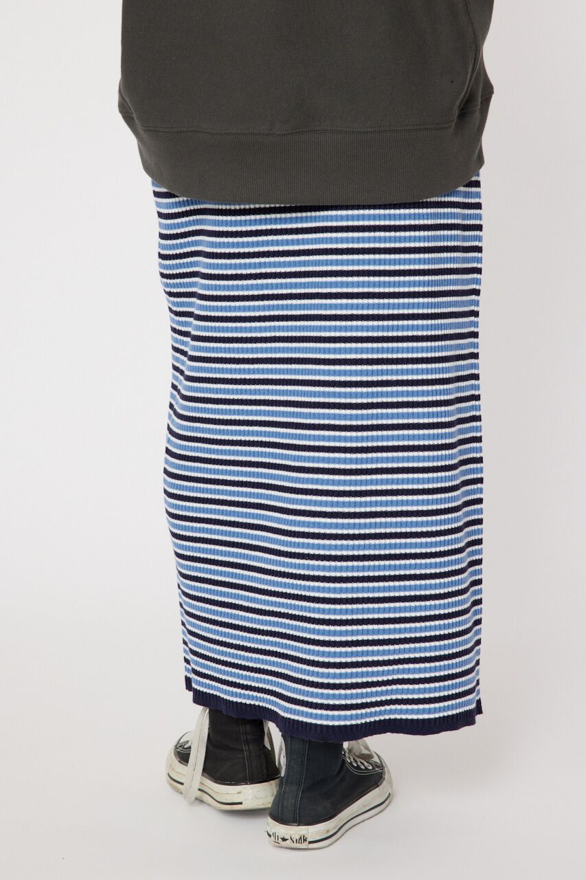 RODEO CROWNS「ボーダーリブニット スカート」|スカート|