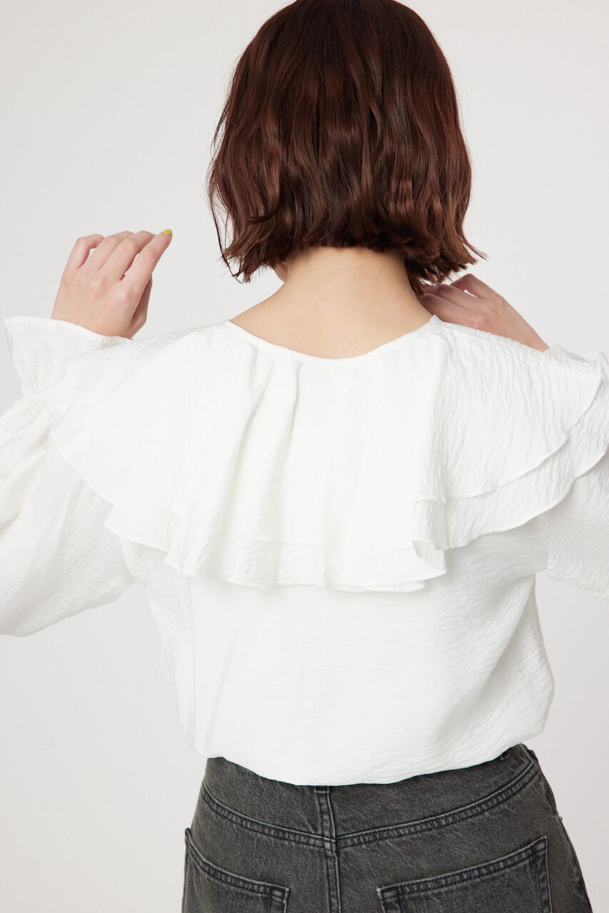 RODEO CROWNS「フリルカラーブラウス」|シャツ・ブラウス|