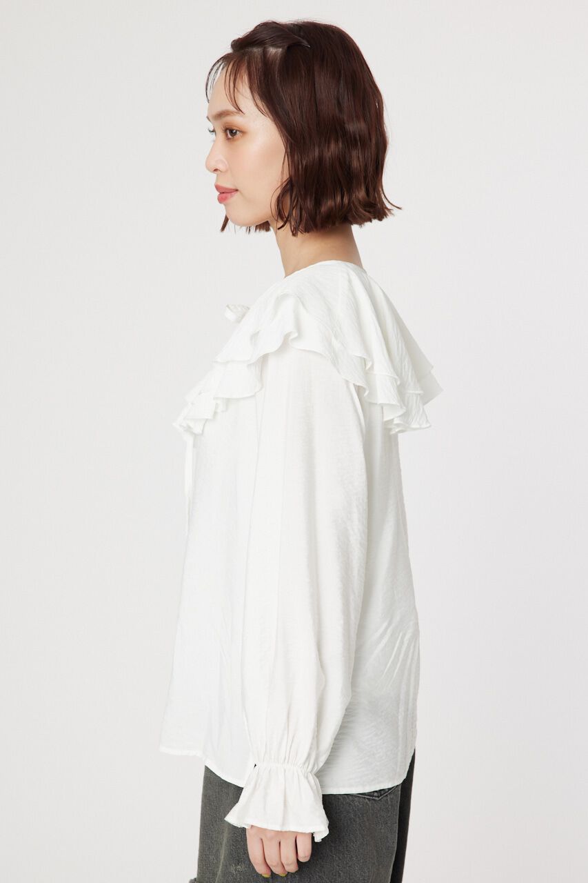 RODEO CROWNS「フリルカラーブラウス」|シャツ・ブラウス|