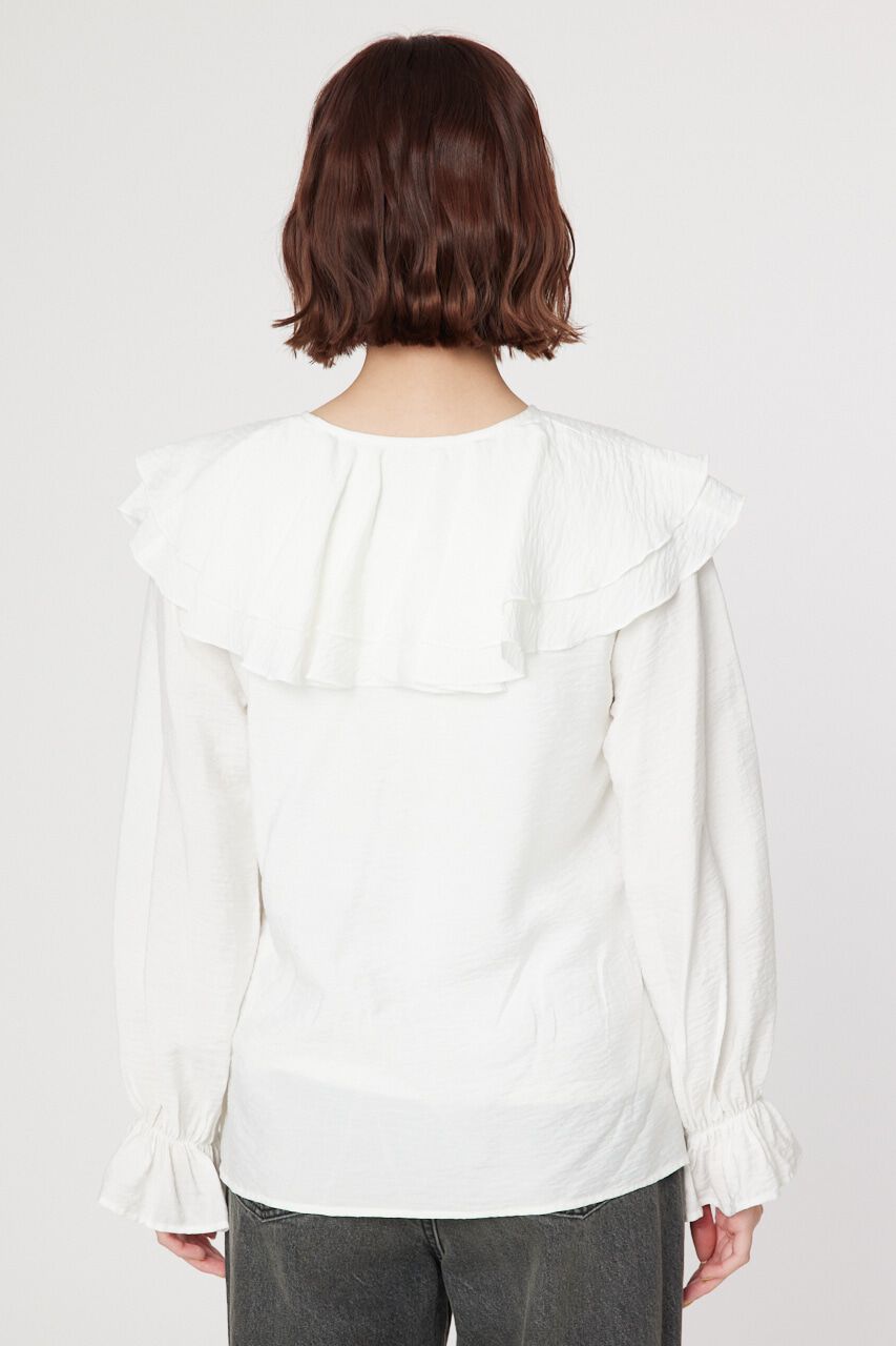 RODEO CROWNS「フリルカラーブラウス」|シャツ・ブラウス|