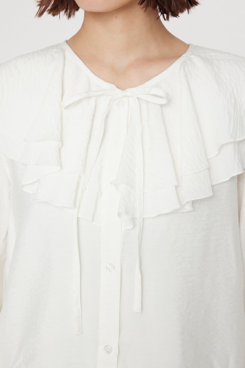 RODEO CROWNS「フリルカラーブラウス」|シャツ・ブラウス|