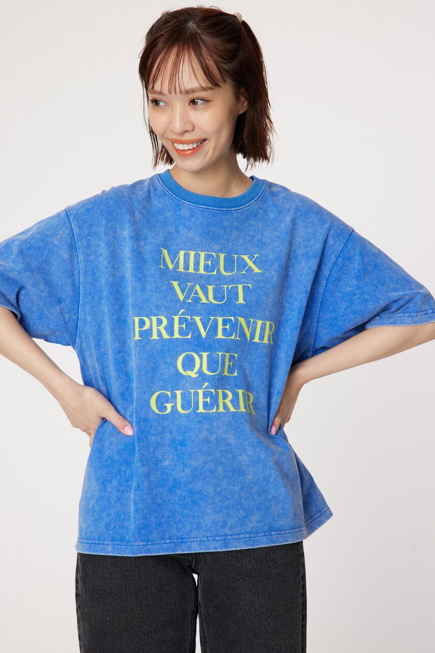 RODEO CROWNS「G/O NEON TEXT Tシャツ」|Tシャツ・カットソー|BLU