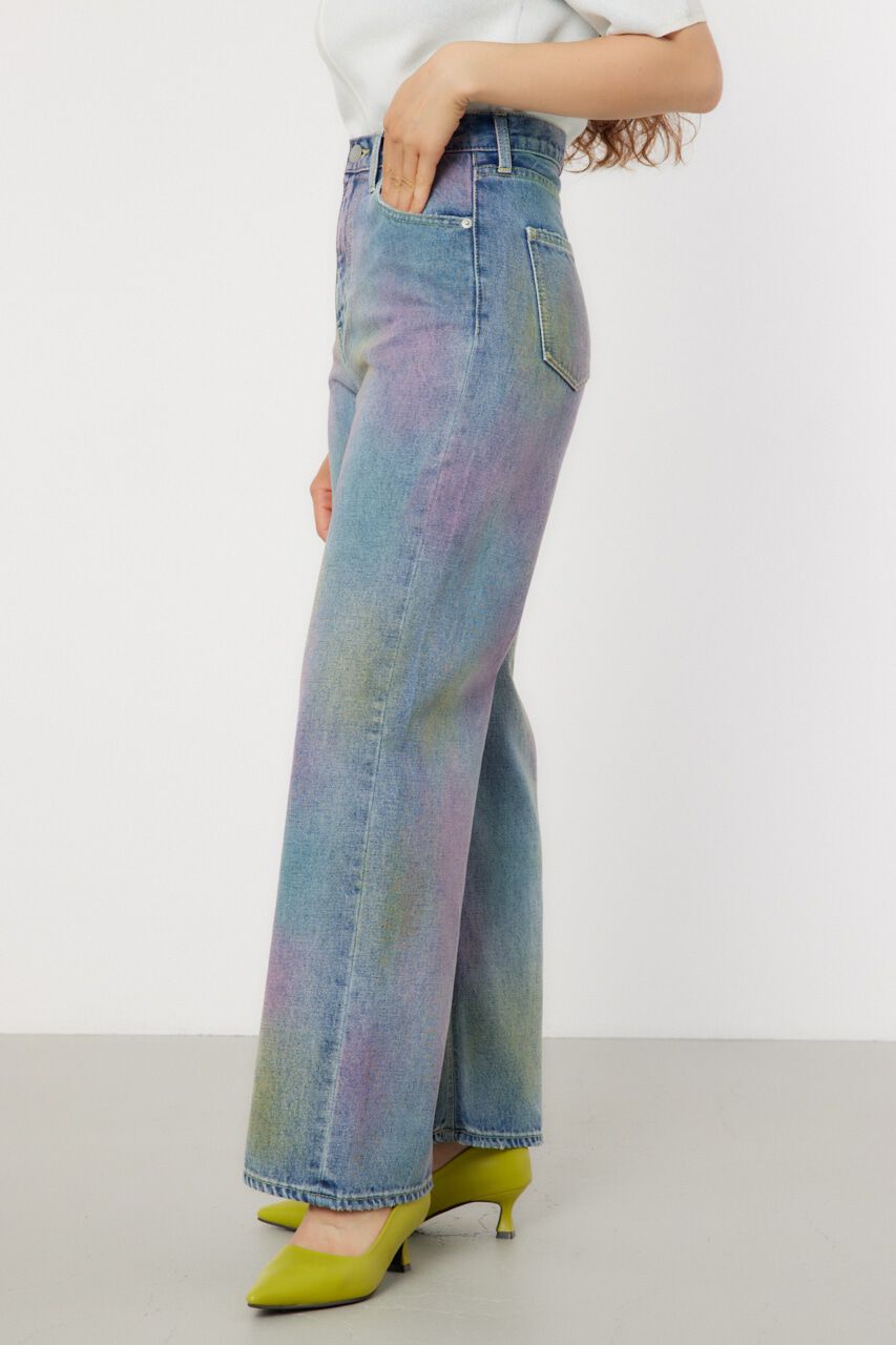 RODEO CROWNS「スプレーワイドパンツ」|デニム|