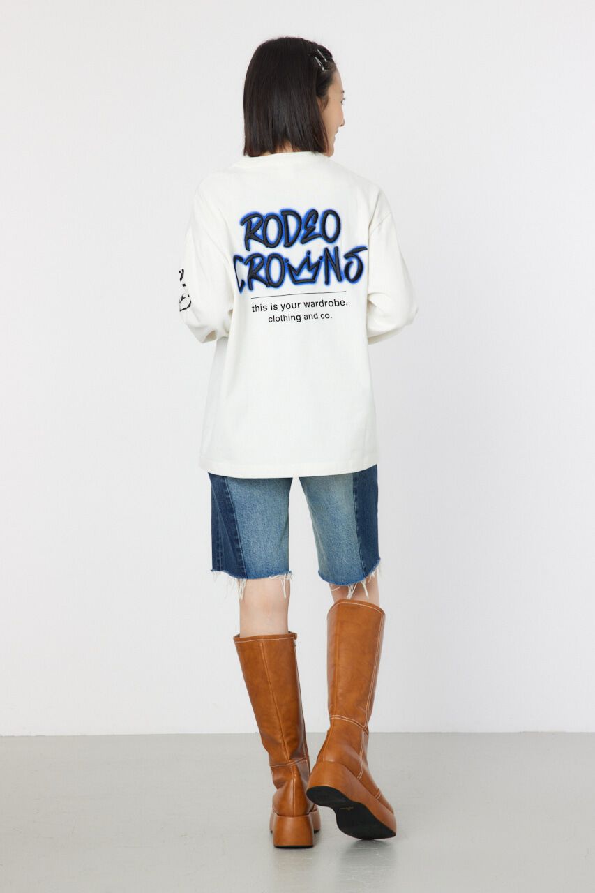 RODEO CROWNS「BACK刺繍ロングTシャツ」|Tシャツ・カットソー|