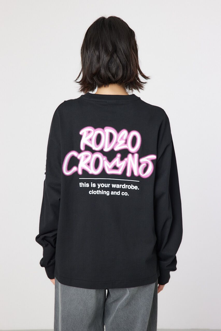 RODEO CROWNS「BACK刺繍ロングTシャツ」|Tシャツ・カットソー|