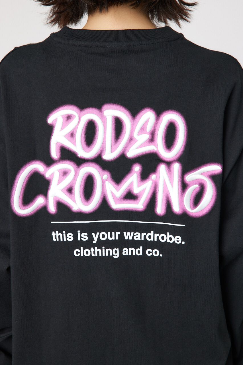 RODEO CROWNS「BACK刺繍ロングTシャツ」|Tシャツ・カットソー|