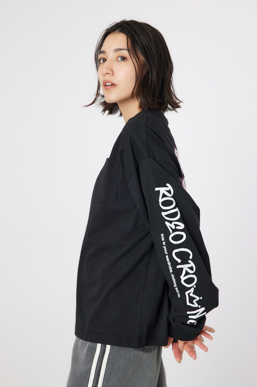 RODEO CROWNS「BACK刺繍ロングTシャツ」|Tシャツ・カットソー|