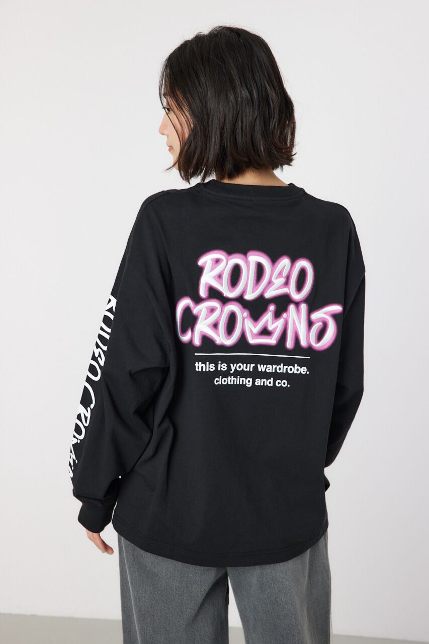 RODEO CROWNS「BACK刺繍ロングTシャツ」|Tシャツ・カットソー|