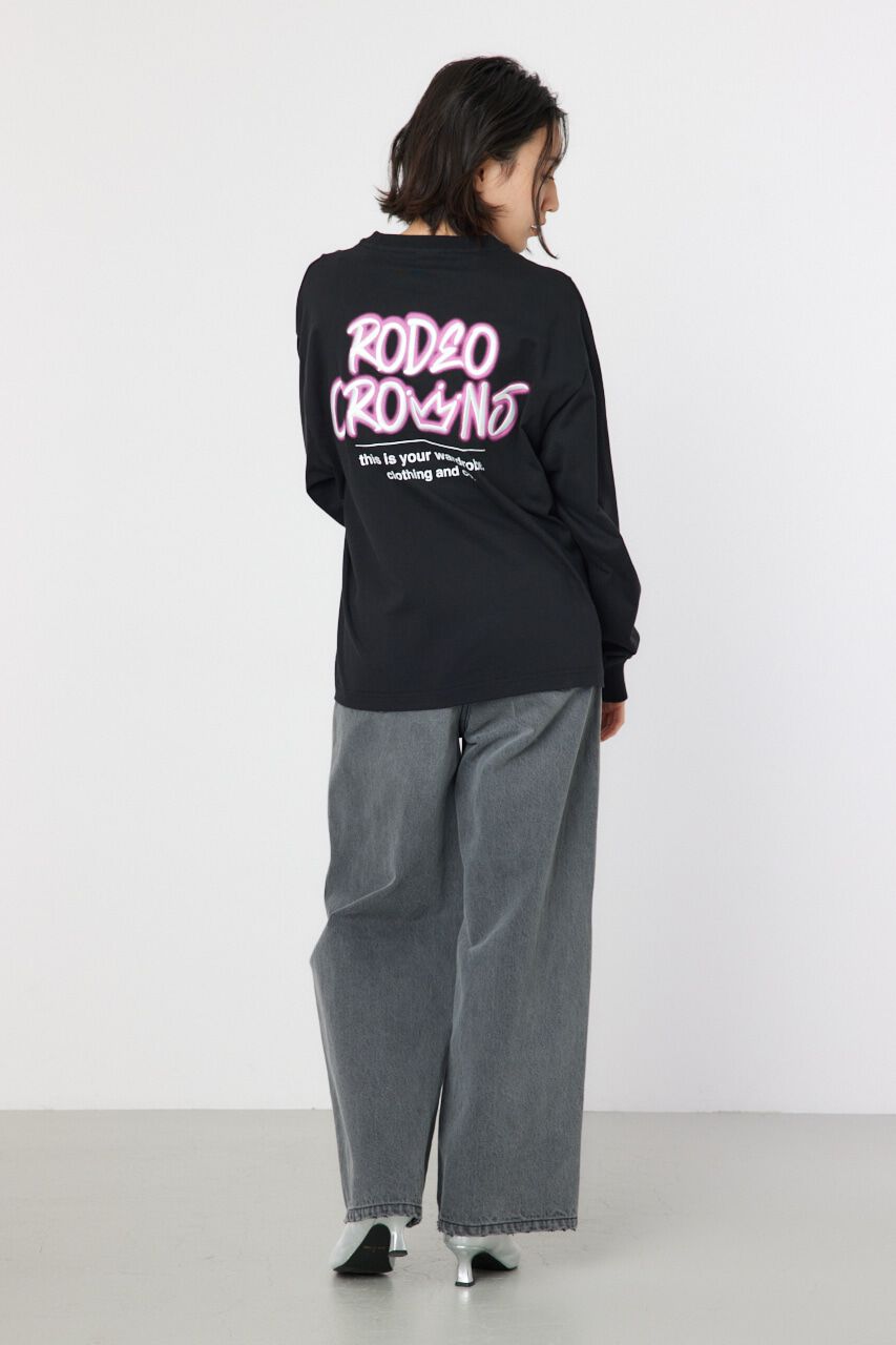 RODEO CROWNS「BACK刺繍ロングTシャツ」|Tシャツ・カットソー|