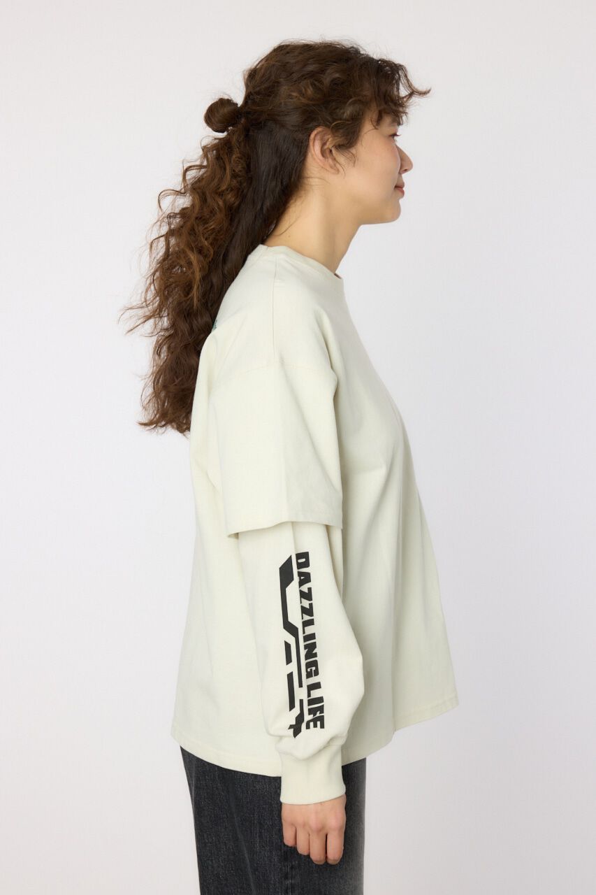 RODEO CROWNS「VintageフェイクレイヤードロングスリーブTシャツ」|Tシャツ・カットソー|