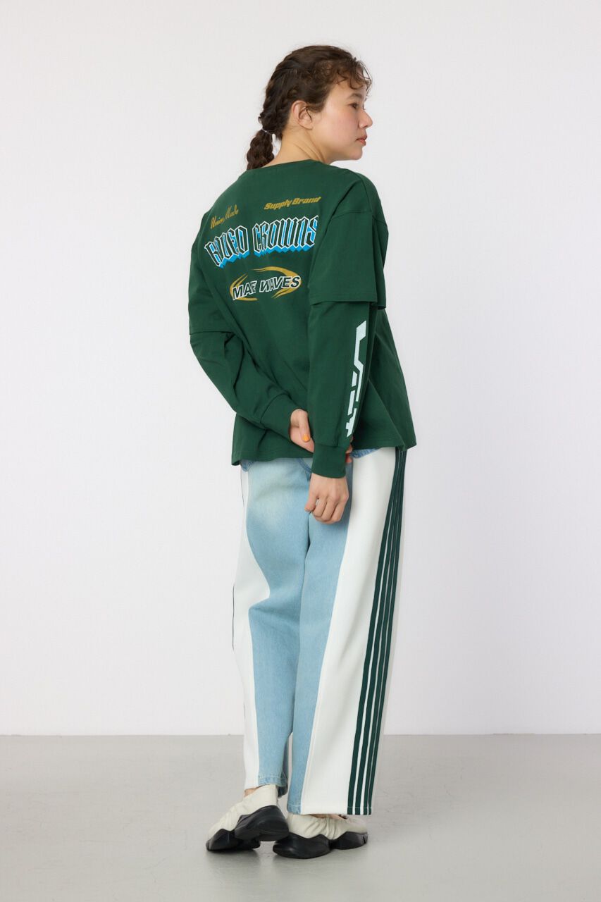 RODEO CROWNS「VintageフェイクレイヤードロングスリーブTシャツ」|Tシャツ・カットソー|