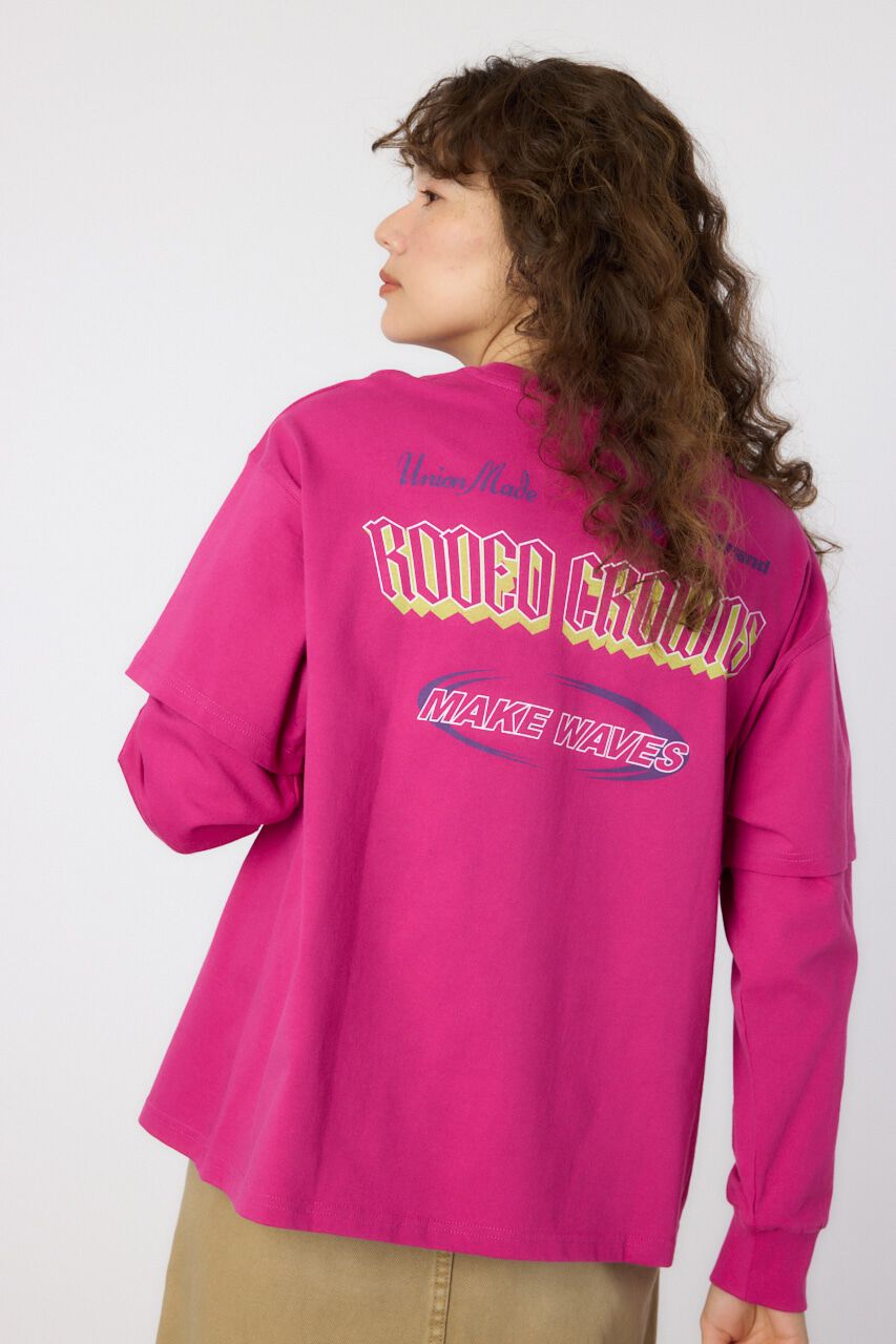 RODEO CROWNS「VintageフェイクレイヤードロングスリーブTシャツ」|Tシャツ・カットソー|