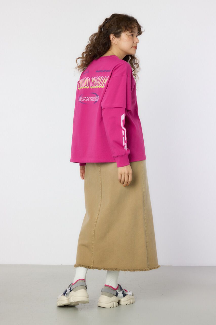 RODEO CROWNS「VintageフェイクレイヤードロングスリーブTシャツ」|Tシャツ・カットソー|