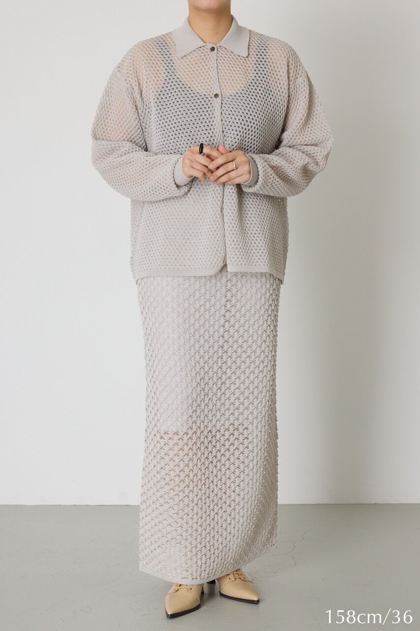 RIM.ARK 「Lace knit SK」|スカート|