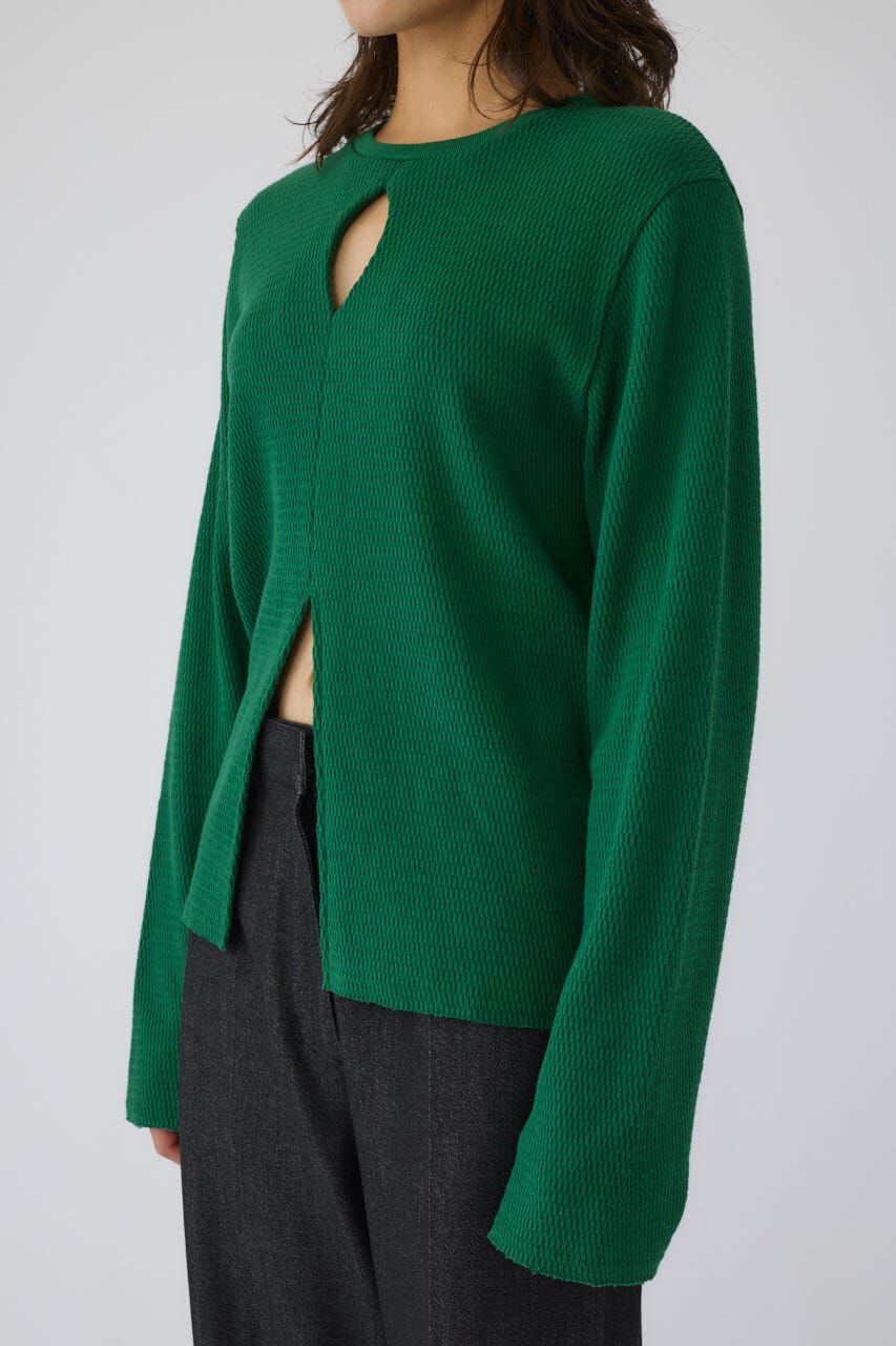 RIM.ARK 「Open skin thermal tops」|Tシャツ・カットソー|GRN