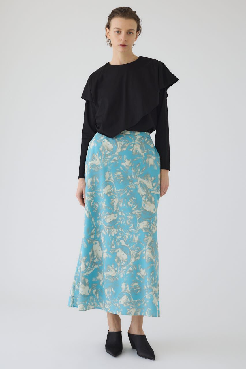 RIM.ARK 「Air turbulence painting skirt」|スカート|