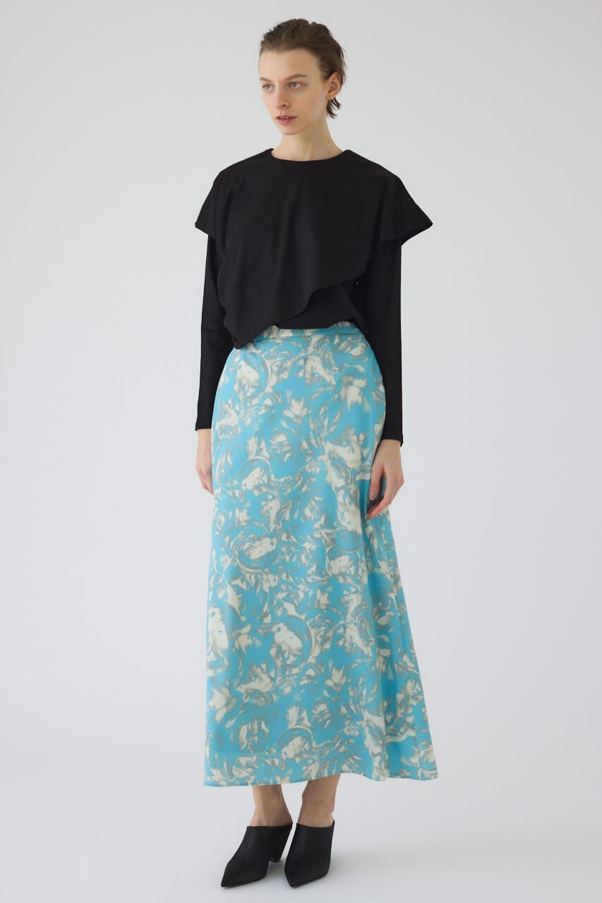 RIM.ARK 「Air turbulence painting skirt」|スカート|